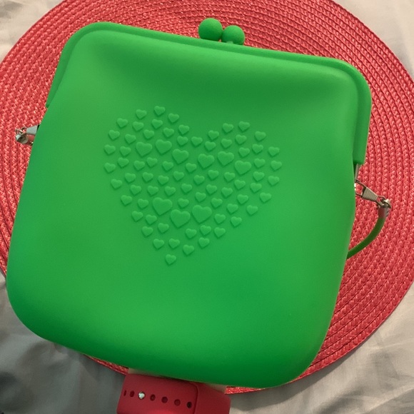 Green Silicon Rubber Crossbody / Clutch - Picture 12 of 16
